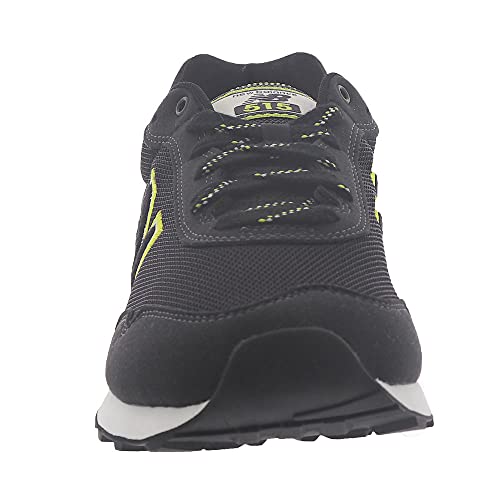 Image of New Balance Men's 515 V3 Sneaker, Black /Sulphur Yellow, 14 Wide