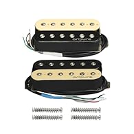 Magnet: Alnico 5 humbucker pickup, 6 non-adjustable slug pole pieces & 6 adjustable screws pole pieces. Vacuum wax potted and sealed to eliminate noise Neck Pickup: Resistance is 7-7.5k. Pole Spacing: 50mm Bridge Pickup: Resistance is 8-8.5k. Pole Sp...