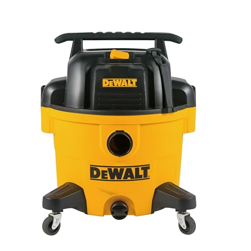 DeWALT 1300W Wet Dry Vacuum Cleaner - 45L Tough-Built Vac for Carpets, Couches, Hard Floors and Patios - Garage Blower with Drain Plug and Accessories, Ideal for Carpet Cleaning and Outdoor Use