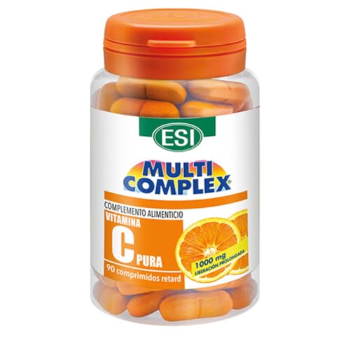 ESI - Vitamina C Pura, Suplemento Alimenticio de Dosis Máxima, Liberación Prolongada, Apoya el...