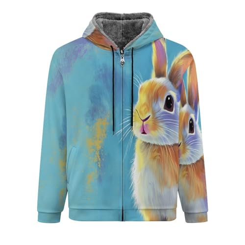 Sweat à capuche zippé style lapin pour vos week-ends cocooning