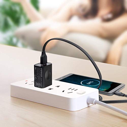 Fonken TPA-46050200UU Usb Wall Charger, Fonken 3-Pack 5V 2A Power Adapter Universal Travel Charger Usb Plug Cell Phone Charger Block Cube Compatible thumb #6