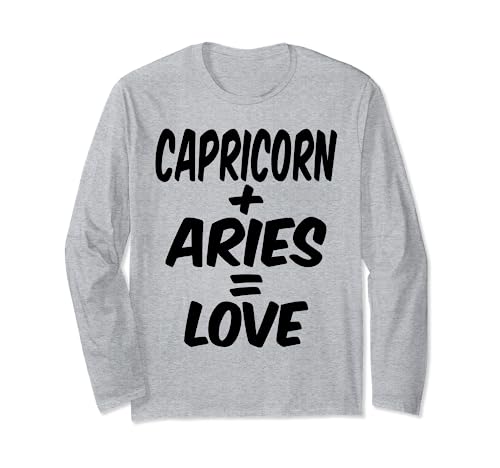 Capricornio y Aries = Amor, Cumpleaños de Dic Ene, Zodíaco Manga Larga