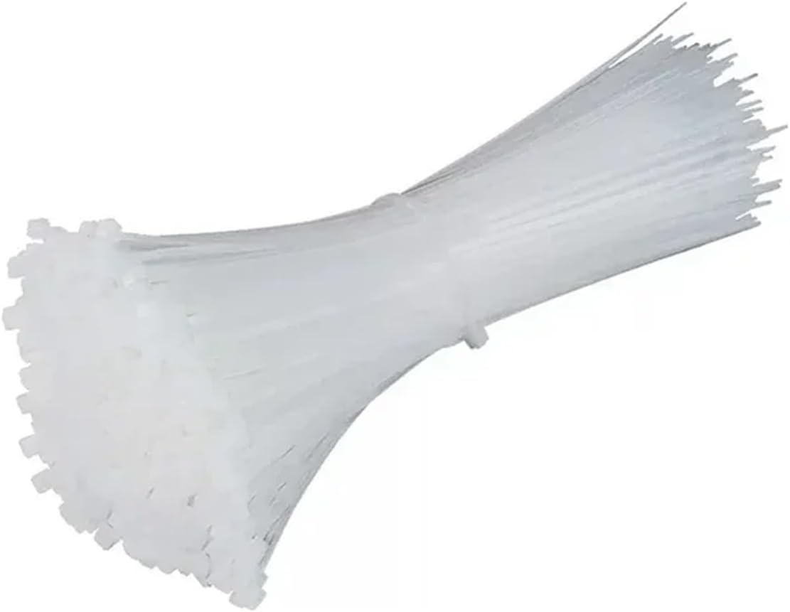 セルフロック式プラスチックナイロンケーブルタイ、5 &times; 300 mmケーブルタイ固定リング、3 &times; 200 mmケーブルタイジップ式