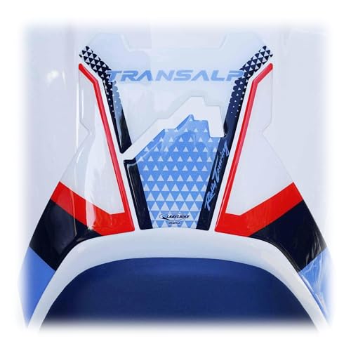 labelbike - 3D Sticker Motorcycle Fuel Tank Pad Protection and Decoration in Resin with Official License Compatible wit Honda Transalp 2023