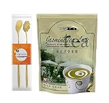 GINO Lavender Milk Tea, 14 Oz (400 g), With 2 Inspiration Industry Coffee Spoons (JASMINE TEA LATTE