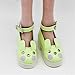 Jilibaba Chaussures de poupée à talons hauts style lapin accessoire de vêtements cadeau jouet pour enfants pour poupée BJD 1/3 Vert 60 cm