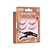 KISS Magnetic Lash 01, Synthetic False Eyelashes with Magnets Under and Over Your Upper Lashes, No Glue Needed, Lightweight, Reusable, Contact Lens Friendly, Cruelty Free, with Lash Applicator, 1 Pair