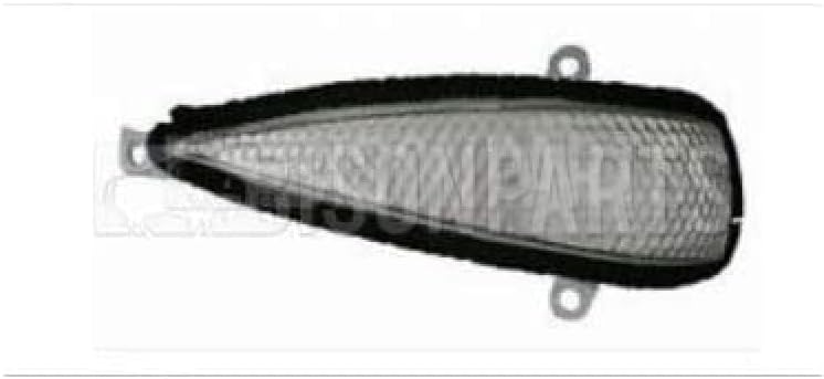 Bison Parts HON003 LH Passenger Side LED Mirror Indicator, Clear