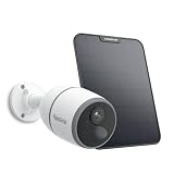 Reolink Go Plus con Camouvue Pannello Solare, 4MP Telecamera Batteria 4G Sim da Esterno, Videocamera Sorveglianza Esterno Solare con Rilevamento Smart, 2K Visione Notturna, Audio a 2 Vie