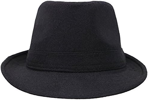 Men Women Classic Manhattan Structured Trilby Fedora Hat - Image 7