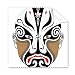 Peking Opera Head Colorful Bailiangguan Cleaning Cloth Phone Screen Glasses Cleaner 5pcs