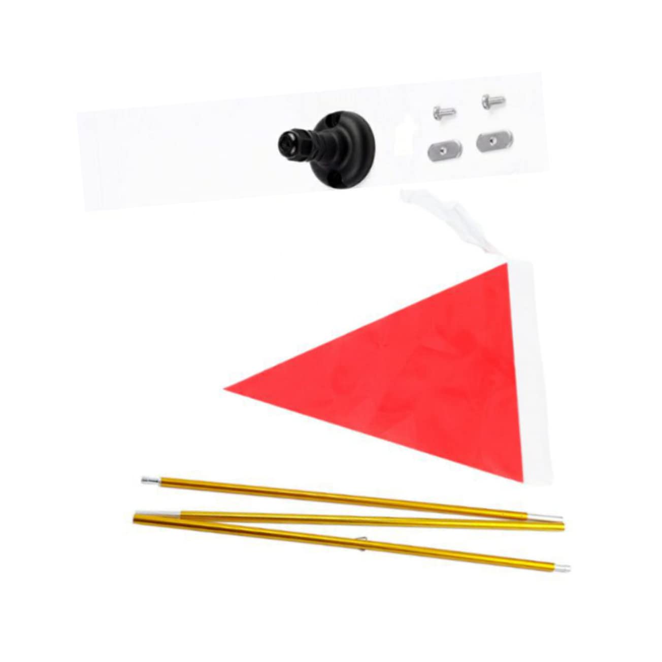 HEMOTON 2 Ensembles Kit de Mât pour Accessoire de Visibilité pour Kayak Canoë Fabriqué Légé Durable