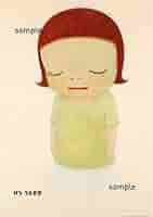 奈良美智 ポスター Milky Lake No.YNF2922 - Milky Lake 2001 | YOSHITOMO NARA The Works