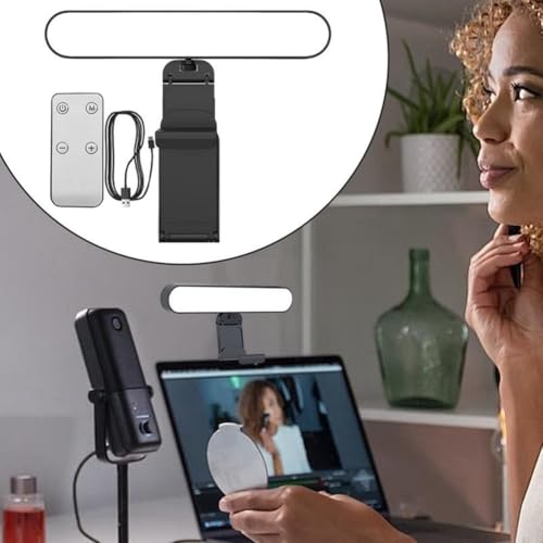 Lampe pour appel vidéo et diffusion en direct avec pince écran PC - 5