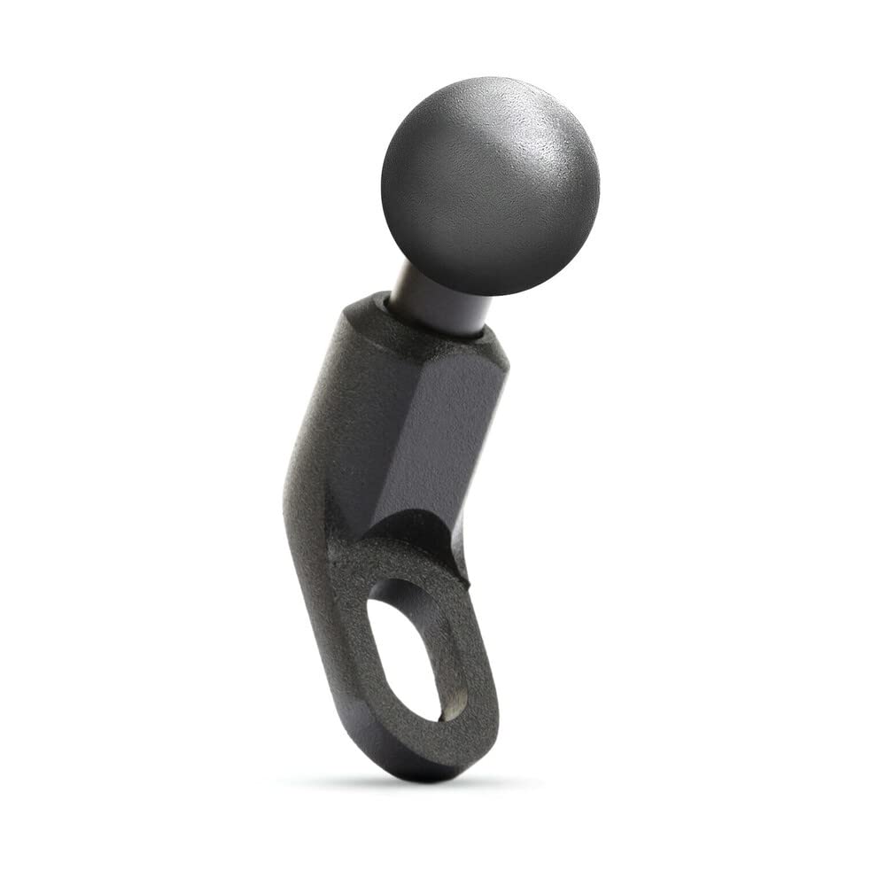 Lampa 90562 Titan Opti Pole, Attacco specifico per specchietti o Viti Passanti Compatibile con custodie Opti Line, Nero