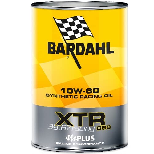 Huile moteur 10W-60 Bardahl XTR C60 lubrifiant synthétique sport auto essence diesel
