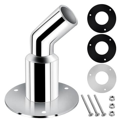 Durch Rumpf Auspuff Hautanpassung, Standheizung Diesel zubehör, Edelstahl 316 Schiffsauspuff Rohrauspuff, Dieselheizung Auspuff Boot 24mm Gebogen für LKW Boot Auto