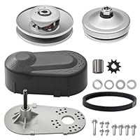 VEVOR Antriebskupplung 2-8 PS Motor, 2000 U/min hochfeste Antriebskupplung mit asymmetrisch gestalteten Rädern und robustem Gummiriemen, stabile und langlebige Kupplung mit komplettem Zubehör