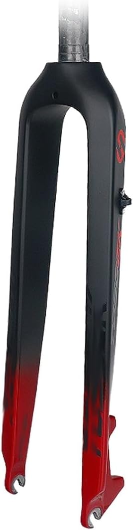 26/27.5/29 Inch Mountain Bike Carbon Fiber Rigid Forks 1-1/8" Threadless Straight Rigid Front Fork Disc Brake QR 9x100mm Super Light Hard Forks