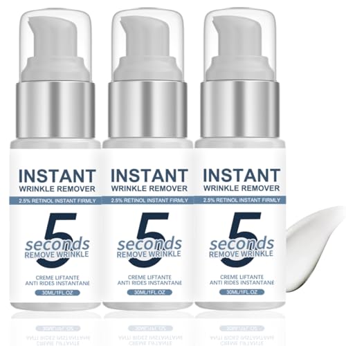 Crème Anti-Rides 5 Secondes,Crème Anti-Rides Instantanée,Roveaskin Anti Ridès Instant,Wrinkle Power,Crèam De Jour Visage Anti-âge Et Anti-Ridès,Multi-effet Anti-Ridés Crèam,Serum Hydratante Visage (3)