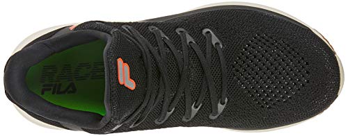 Tênis Racer Knit 2.0, Fila, Masculino, Preto/Coral, 41