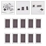 Diseño personalizable: personaliza tu refrigerador o cualquier imán con estos marcos de fotos acrílicos en blanco, perfectos para insertar tus fotos favoritas y mostrar recuerdos preciados de una manera creativa.