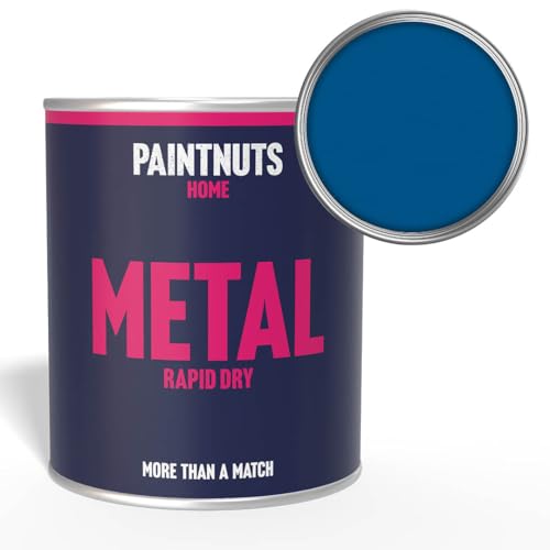 Paintnuts Dark Blue (RAL-5005) Rapid Dry Metal Paint, Satin Finish 250ml