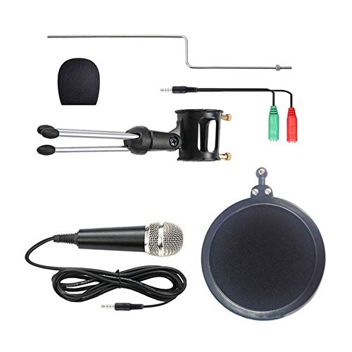 Micrófono de condensador PC para grabar audio limpio con jack 3.5mm 7