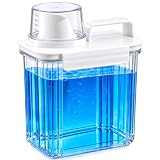Liquid Detergent Dispenser 1100ML with Measuring Cup & Carry Handle, White