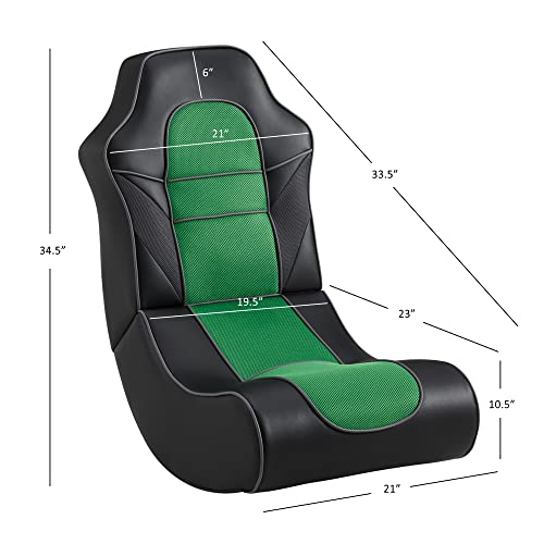 Linon Black & Green Lars Rocking Game Chair #TOP6