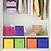 GRANNY SAYS 11 Inch Cube Storage Bins, Colorful Cube Storage Organizer, Fabric Storage Bins, Storage Cubes for Shelves, Closet, Toy Storage Bins for Kids Room, Play Room, Rainbow, 6-Pack