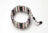 Light Pink Crystal Magnetic Hematite Stretch Wellness Wrap 36'