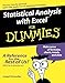 Statistical Analysis with Excel For Dummies