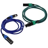 Longueur : les câbles de microphone offrent une excellente portée, permettant un positionnement polyvalent du connecteur du microphone et des accessoires d’instrument, câble audio numérique, répartiteur de câble audio