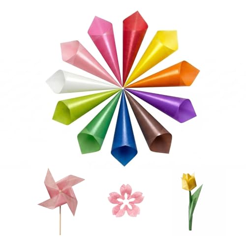 110 Pcs Kite Paper for Craft: 6 x 6 Tissue Paper Kit for DIY Art 10 Color Sheets for Window Crafts or Holiday Decoration