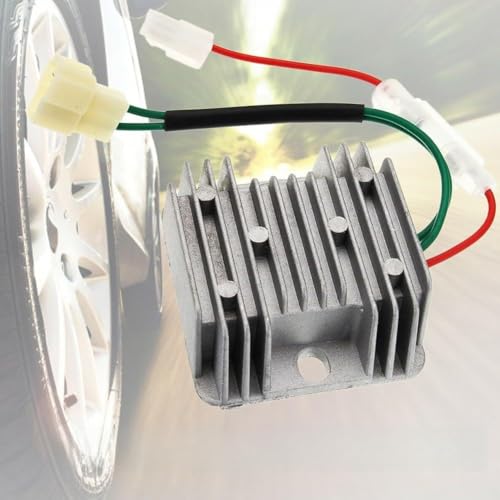 FACAIIO Generatore AVR regolatore di tensione 12 V DC per Kipor Kama KDE3500/5000/6500/6700, raddrizzatore di regolazione della tensione del motore con 2-3 fili, grigio