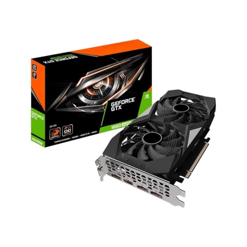 Image of Gaming GeForce GTX 1660 Super OC 6GB GDDR6 Graphics Card (GV-N166SOC-6GD), PCIe x16, Windforce Cooling, HDMI /DP, 192-bit | Pre-Owned