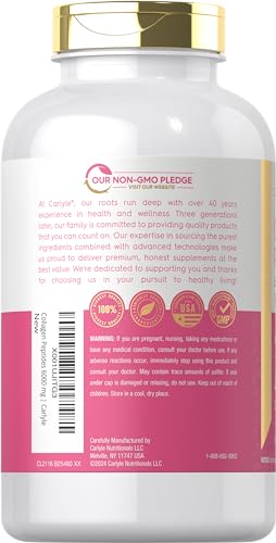 Carlyle Collagen Peptides 6000mg | 400 Caplets | with Vitamin C | Type 1 and 3 | Non-GMO, Gluten Free, Grass Fed Supplement - Image 4