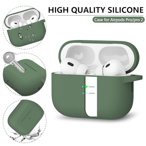 Image of Ljusmicker for AirPods Pro Case Cover with Cleaner Kit,Sprout Green