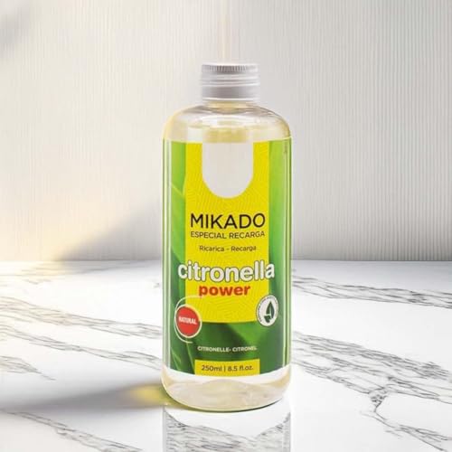 PANDAHOME Ambientador Mikado Reposición 250ML – Recarga de Aroma Natural y Duradero