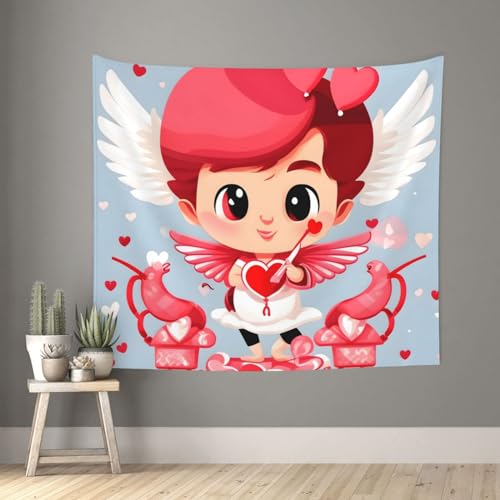 AthuAh Love Messenger Wall Decor Tapestry, Easy To Install, 60 X 51 Inches, *Perfect For Bedrooms, Dorm Rooms And More.
