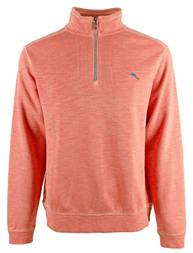Tommy Bahama Men's Tobago Bay Half Zip Pullover (XXLT, Maui)