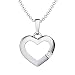 Produktbild Herzkette Silber 925 *Ich liebe Dich* Etui Kette mit Anhänger Damen-Kette Zirkonia Stein Echt-Silber Herz-Anhänger Echt-Schmuck Geschenk für Freundin Halskette Silberkette FF518SS925ZIFA45