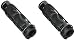 KratorĀ® Motorcycle Molded Rubber Chrome Flame Hand Handlebar Grips Grip Custom High Quality Chrome Billet Grips Fits Cruisers Harley Suzuki Kawasaki Yamaha Honda with 1" inch Throttle Grips