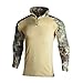 Costume tactique Uniforme militaire Costumes Camouflage Chemises de chasse Pantalons Airsoft Paintball Ensembles de vêtements avec 4 PadsPlus 8XL - Chemise en python de la jungle, XXL (80-90kg)