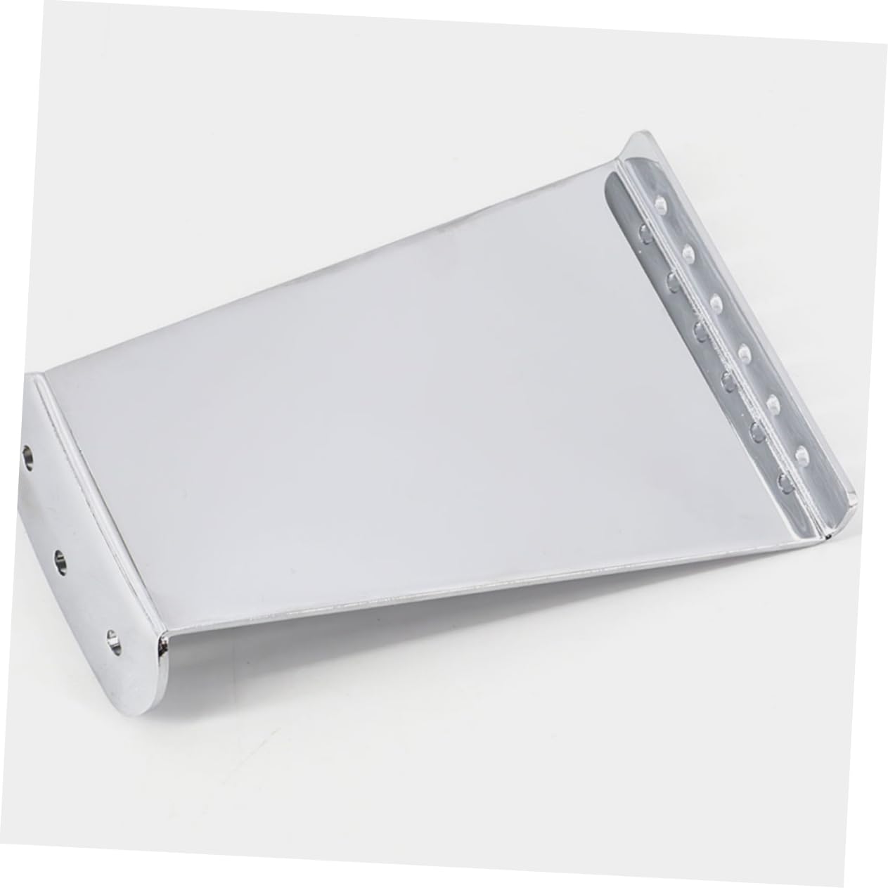 FAVOMOTO 6-string Guitar Tailpiece Short Metal Tailpiece for Electric Acoustic Guitar Bridge Tailpiece