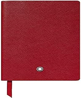 Montblanc Notebook #148 Fine Stationery Leather Cover Red Lined Pages 14 x 9 cm 118039