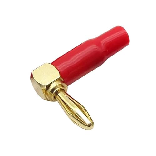 4mm L���^���p�o�i�i�v���O �\�t�g�v���X�`�b�N�V�F�� 90�x�o�i�i�R�l�N�^ �� �� �I�[�f�B�I�r�f�I�p(Red)
