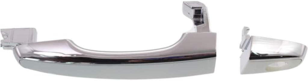 For Pontiac G8 2008 2009 Exterior Door Handle Front, Driver Side Chrome | With Key Hole | Trim: Base/GT/GXP | GM1310182 | 92214647